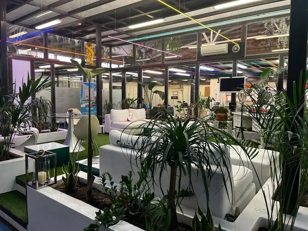 Terrasse von Geschaftsraum zur Miete in Valencia mit Klimaanlage