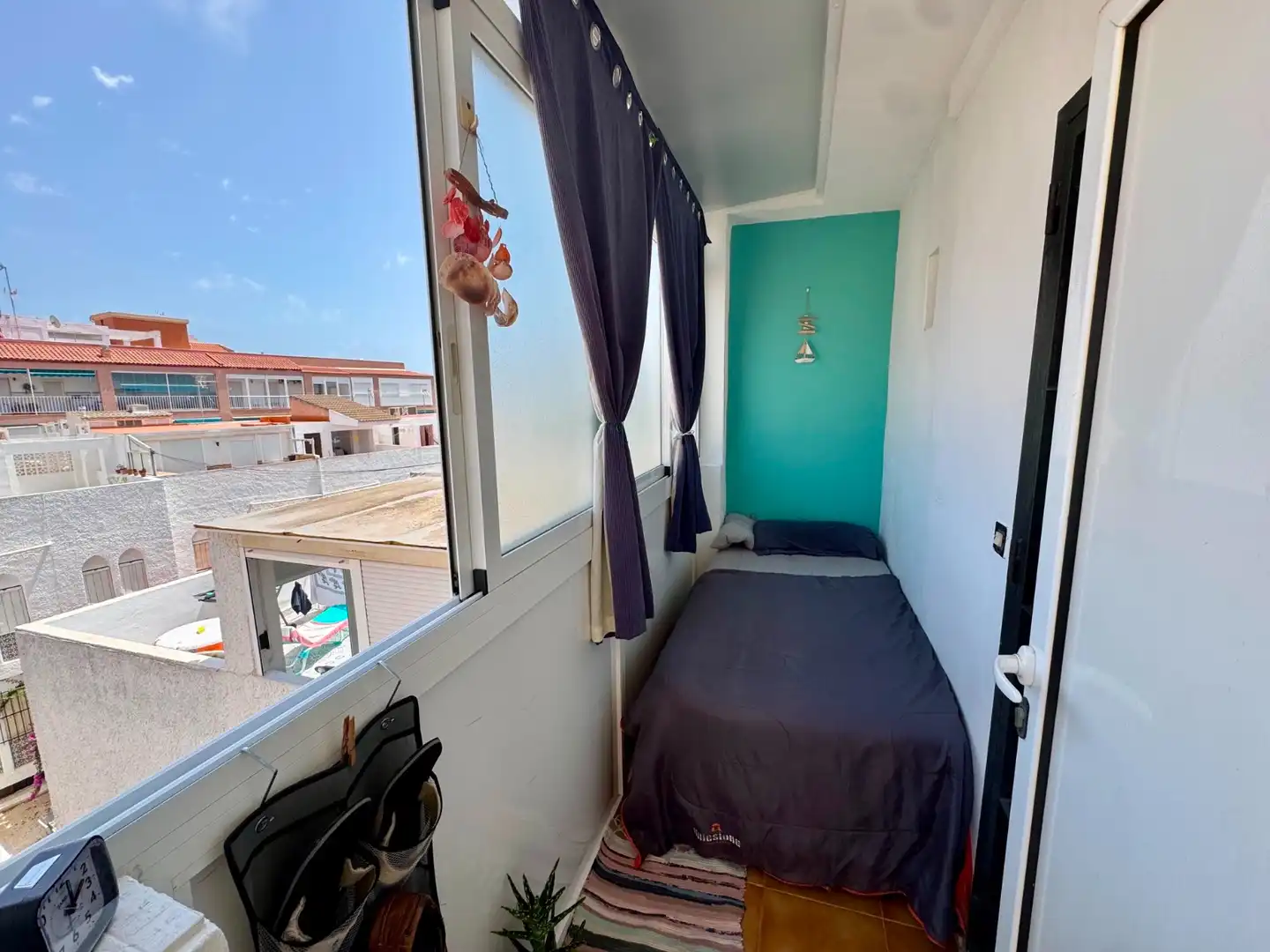 Balcony of Study for sale in Torrevieja  with Parquet flooring, Furnished and Alarm