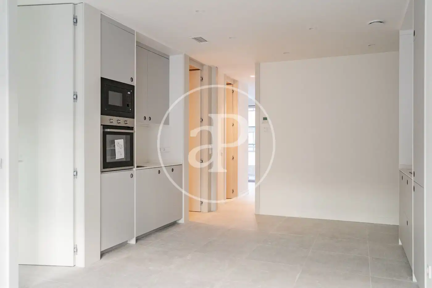 Cocina de Piso de alquiler en Madrid con Aire acondicionado, Calefacción y Jardín privado