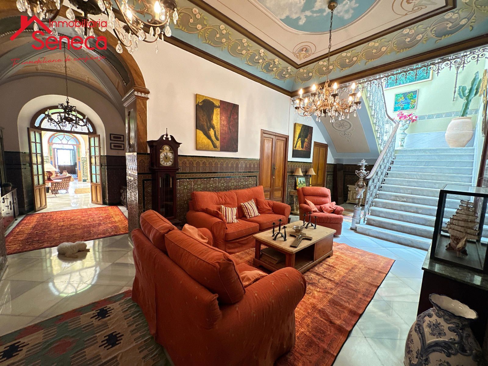 Living room of House or chalet for sale in Granja de Torrehermosa  with Swimming Pool