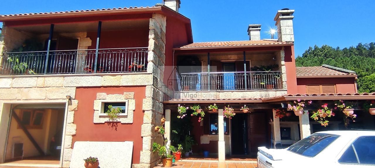 Vista exterior de Casa o chalet en venta en Moaña con Calefacción, Jardín privado y Terraza