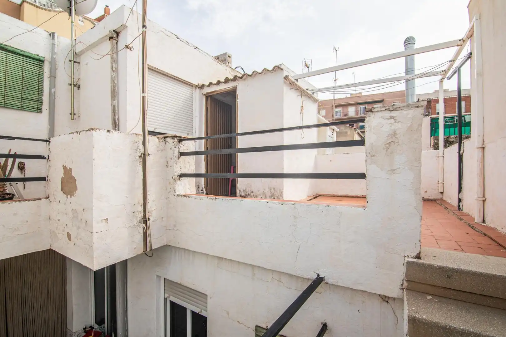 Terrasse von Einfamilien-Reihenhaus zum Verkauf in Elche / Elx mit Klimaanlage, Terrasse und Balkon