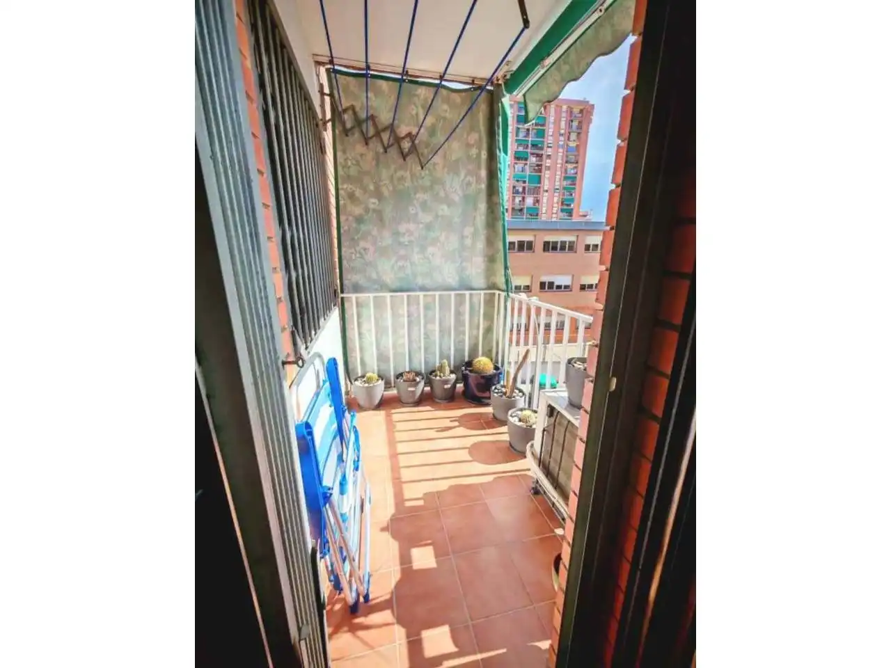 Terrasse von Wohnung zum Verkauf in Badalona mit Klimaanlage, Heizung und Parkett