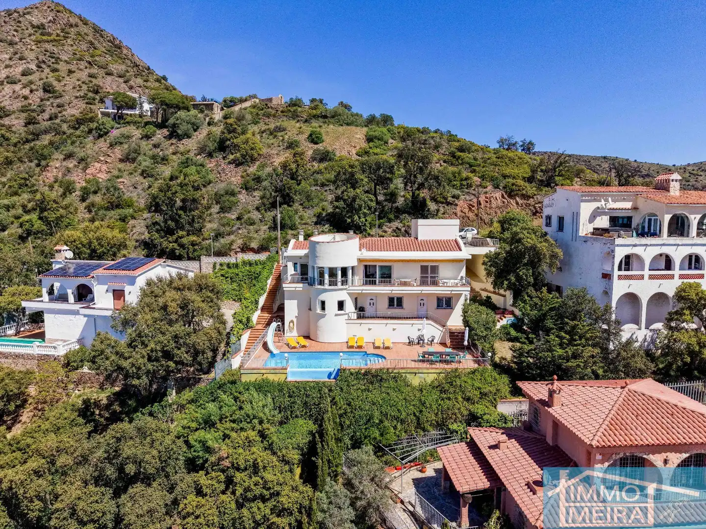 Exterior view of Houses for sale in Roses  with Air Conditioner, Heating and Private garden