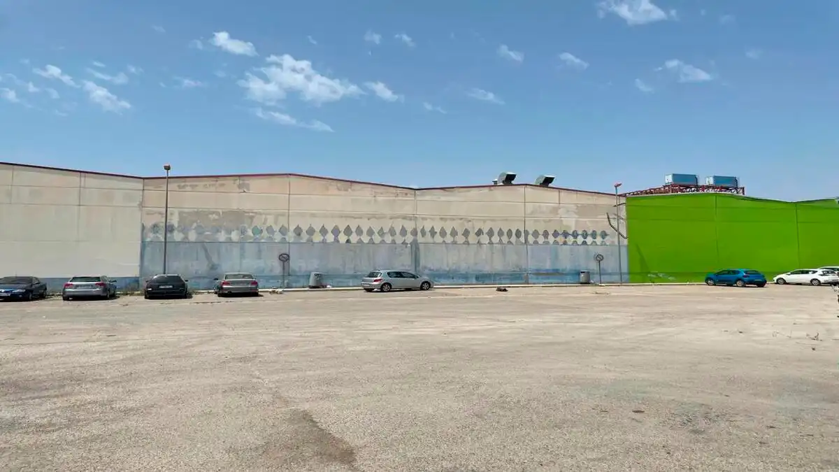 Vista exterior de Nave industrial en venta en Zaragoza