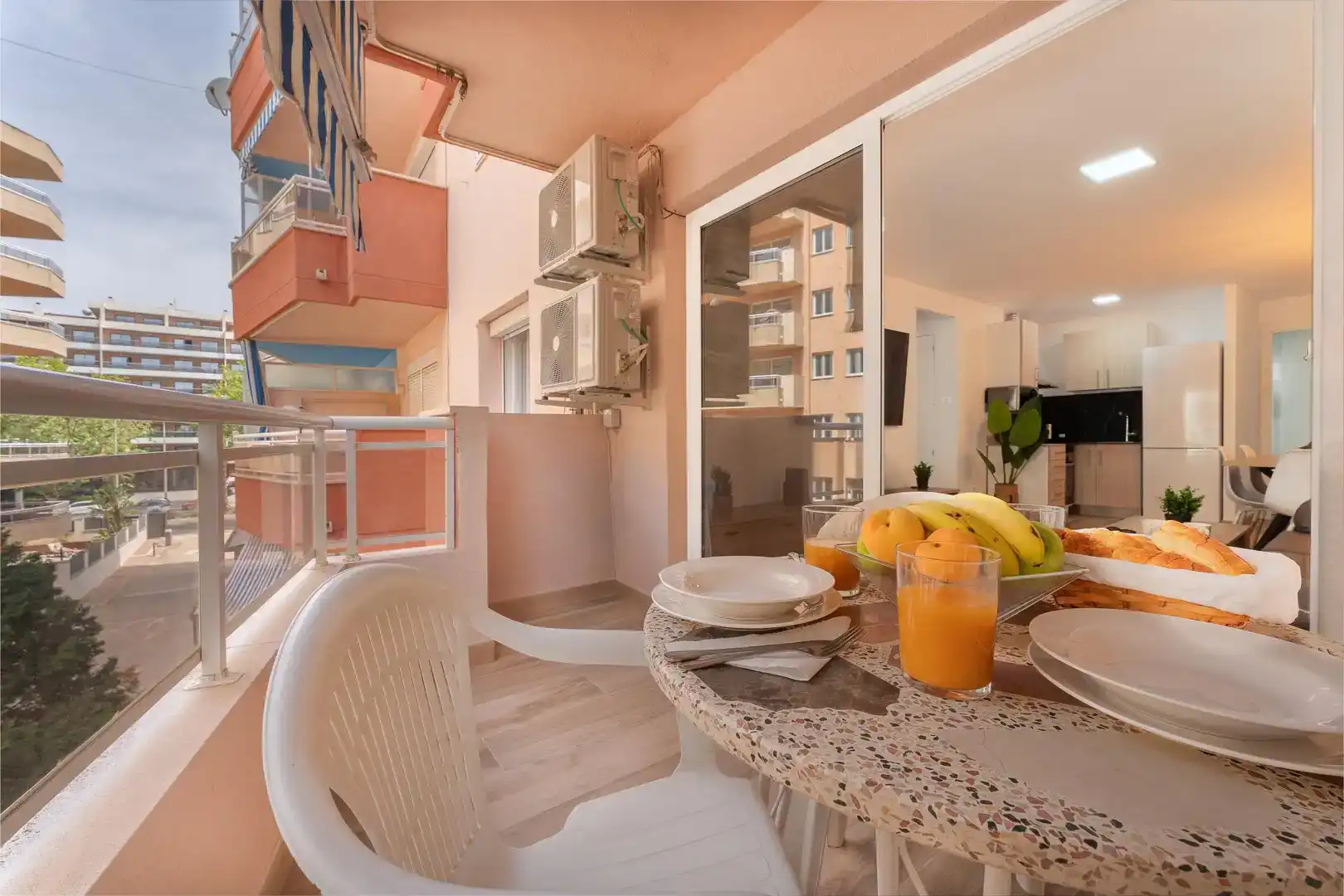 Balcony of Flat for rent in Salou  with Air Conditioner, Parquet flooring and Furnished