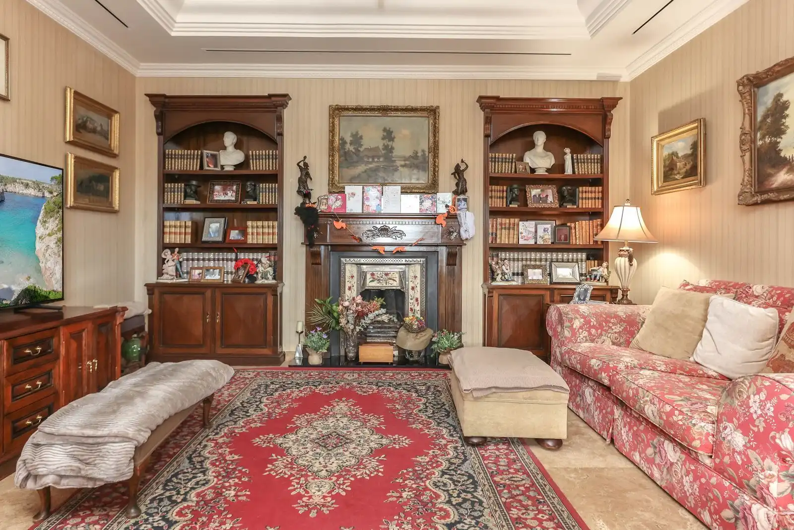 Sala de estar de Casa o chalet en venta en Monda con Aire acondicionado, Jardín privado y Trastero