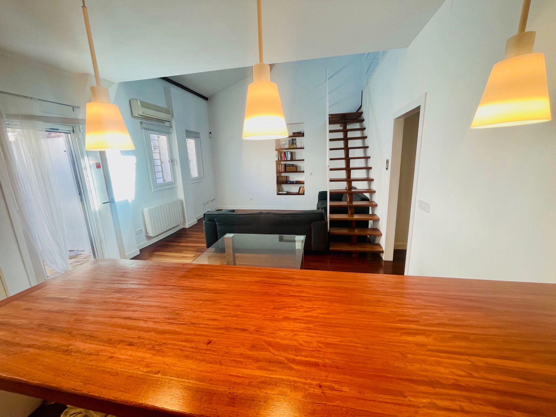 Living room of Flat to rent in  Palma de Mallorca  with Air Conditioner, Heating and Private garden