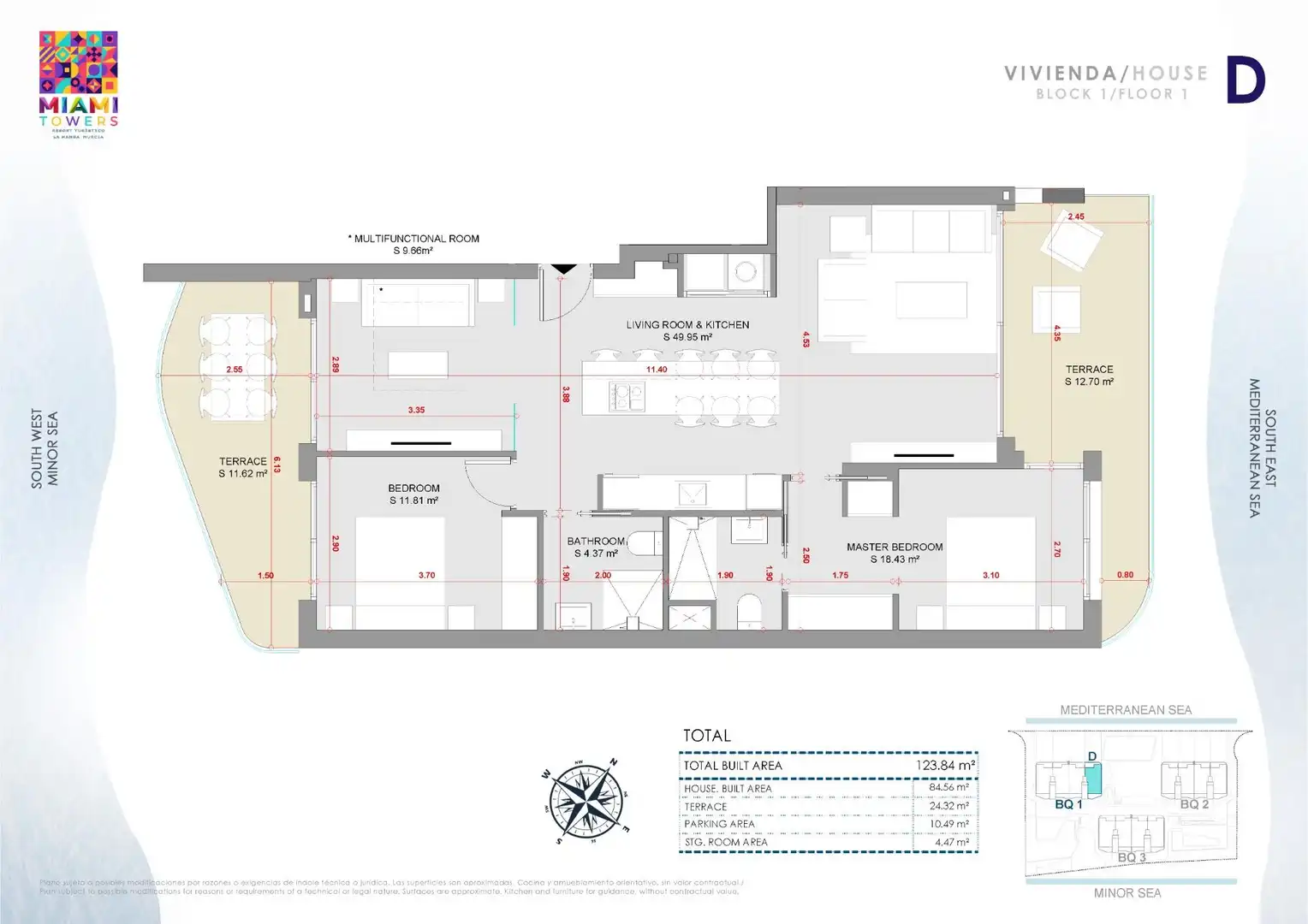 Apartament en venda en La Manga del Mar Menor