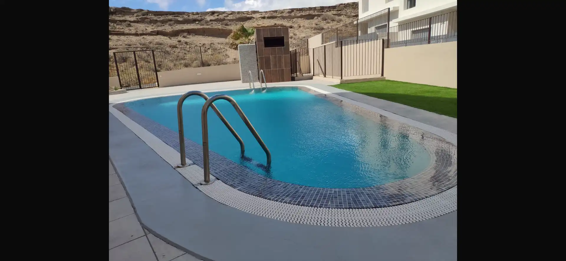 Piscina de Piso de alquiler en Granadilla de Abona con Terraza, Piscina y Amueblado