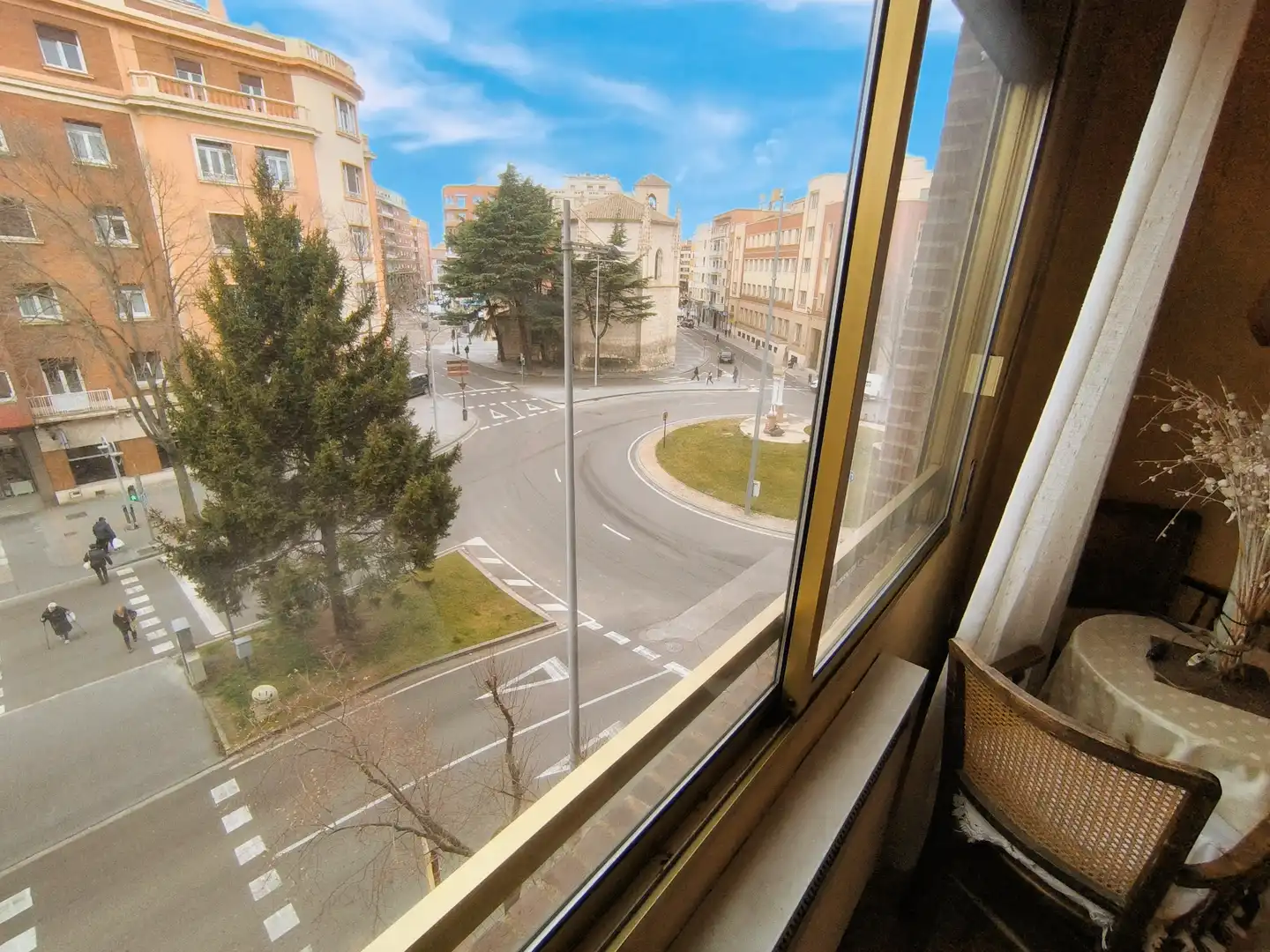 Vista exterior de Piso en venta en Palencia con Calefacción, Parquet y Terraza