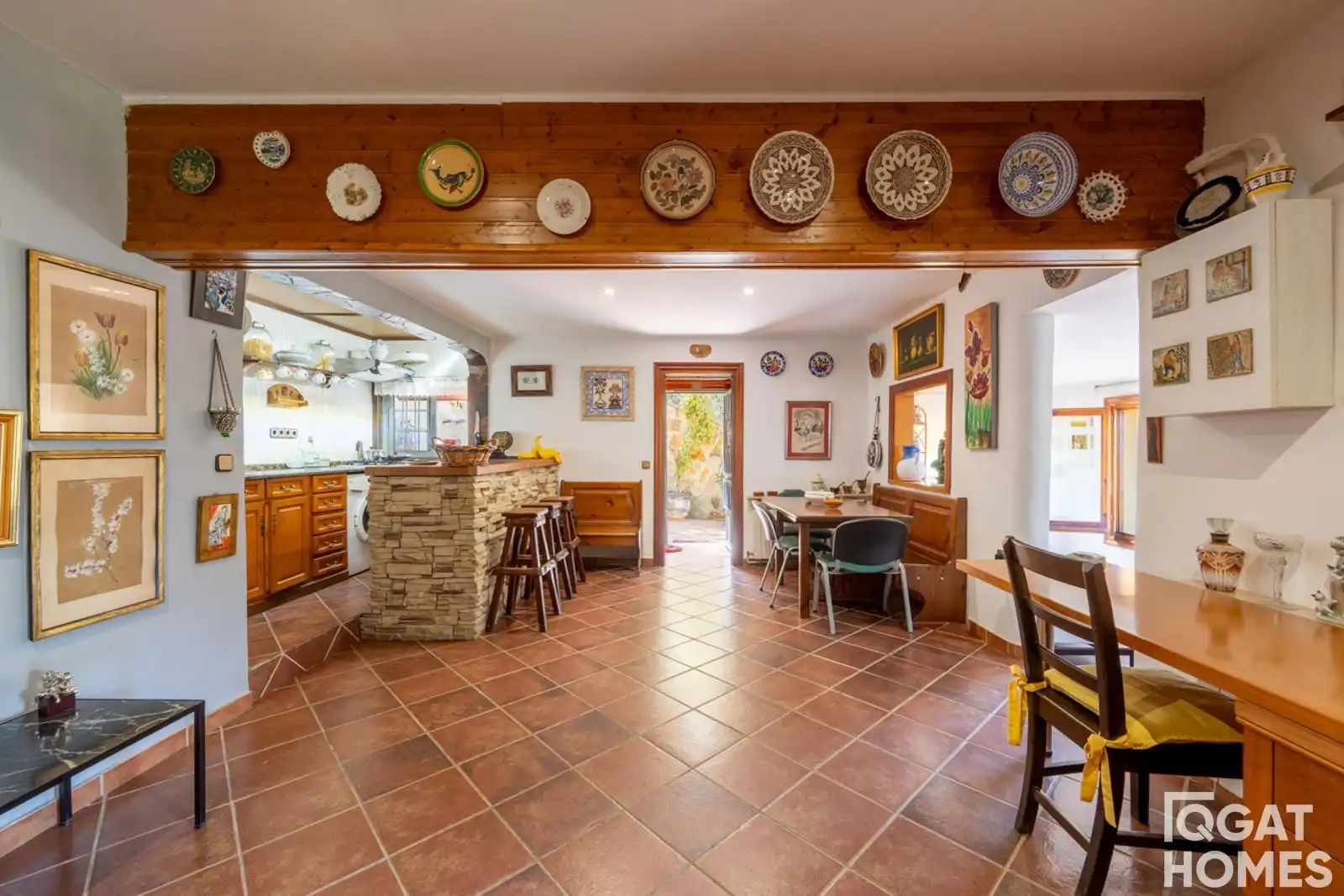 Kitchen of Houses for sale in Sant Cugat del Vallès  with Air Conditioner, Heating and Terrace