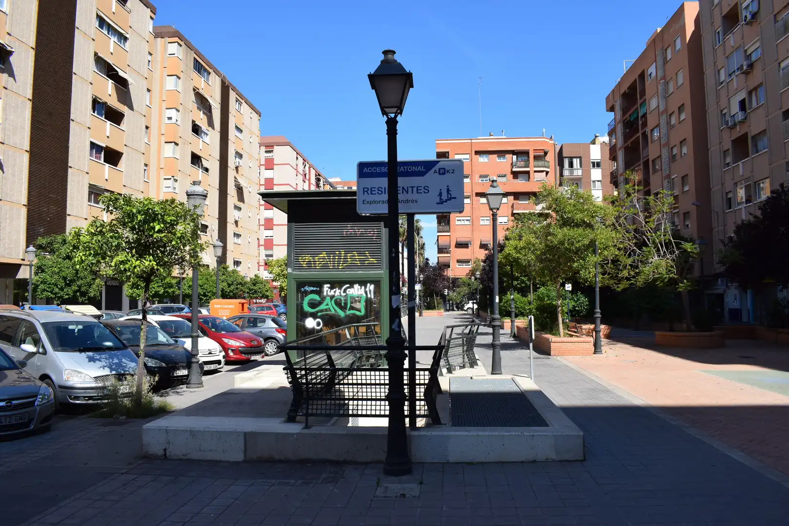 Vista exterior de Garatge en venda en Valencia