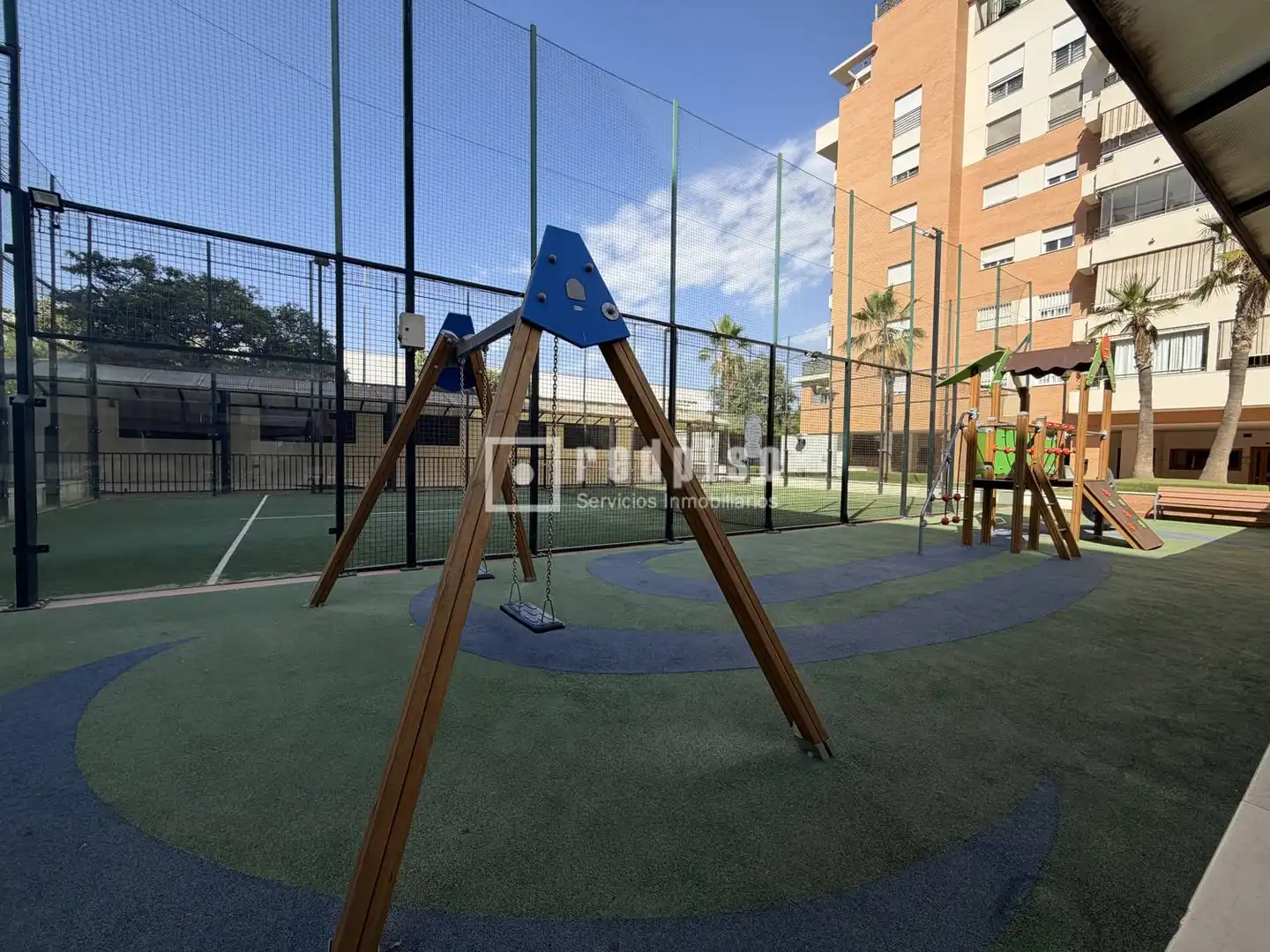 Parkplatz von Wohnung zur Miete in Málaga mit Klimaanlage, Heizung und Privatgarten