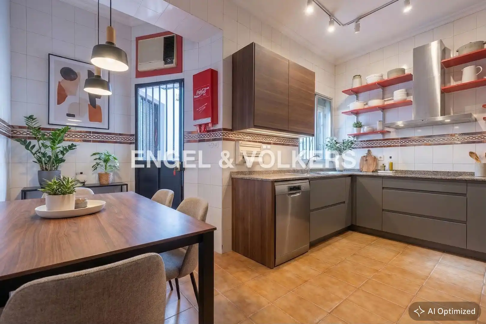 Cocina de Casa o chalet en venta en Sevilla con Aire acondicionado, Calefacción y Parquet