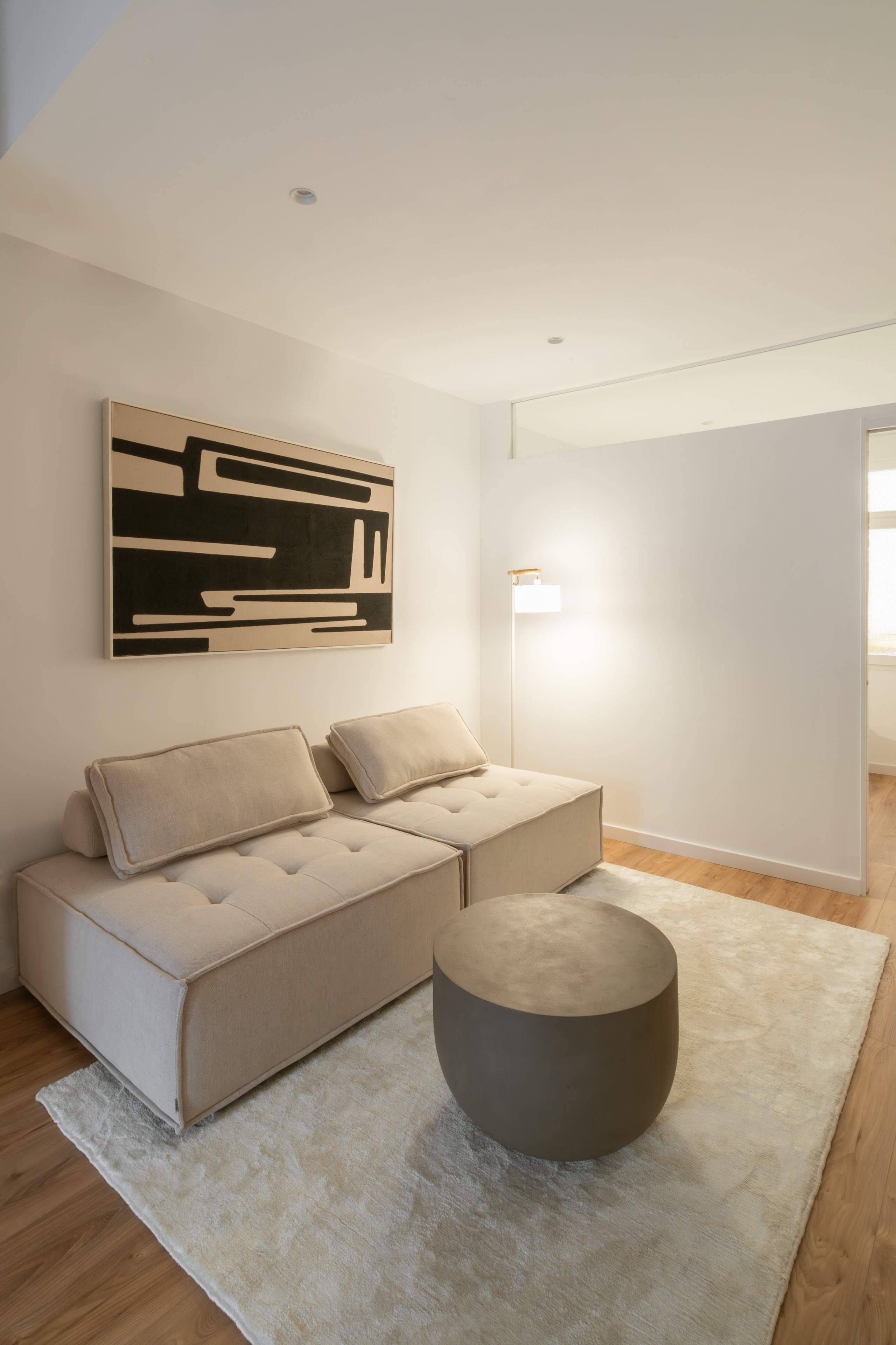 Living room of Flat to rent in  Zaragoza Capital  with Air Conditioner and Heating
