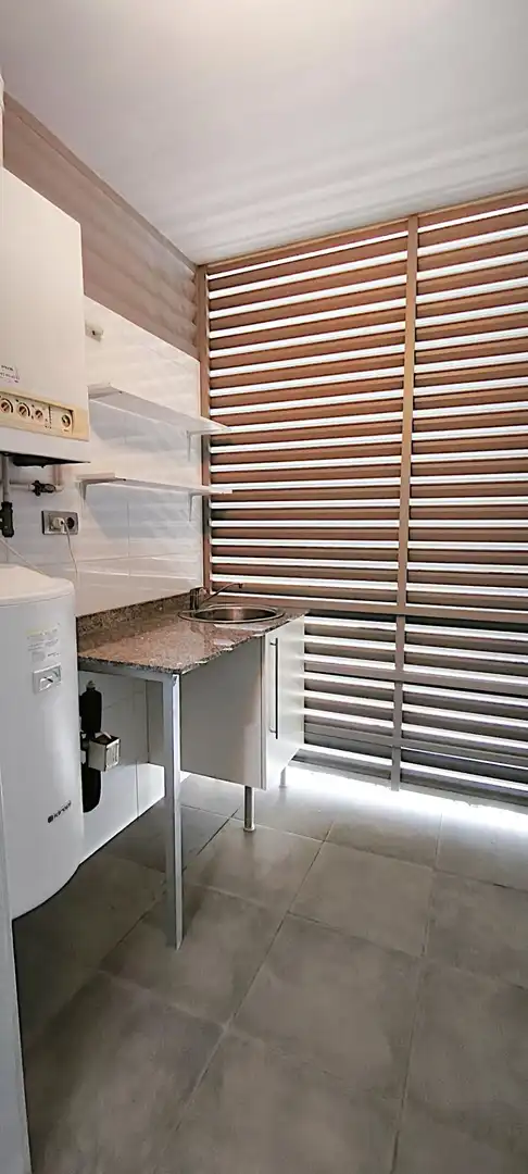 Küche von Wohnung zum Verkauf in Badalona mit Klimaanlage, Heizung und Parkett