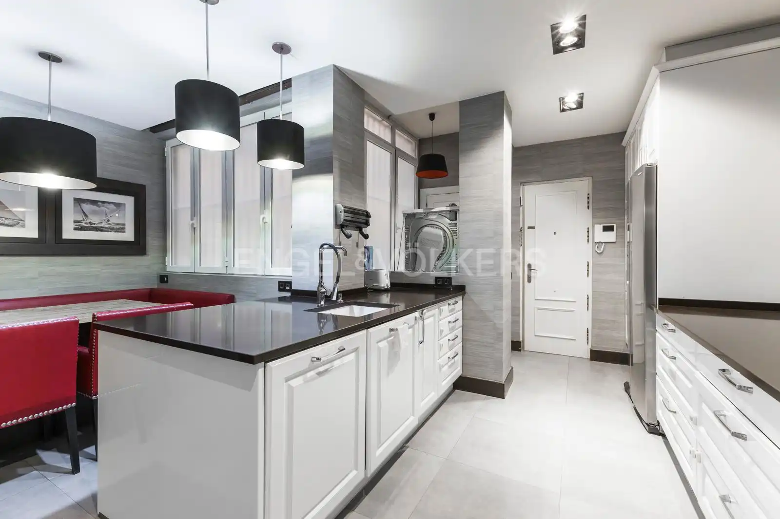 Cocina de Piso de alquiler en Madrid con Aire acondicionado, Calefacción y Parquet