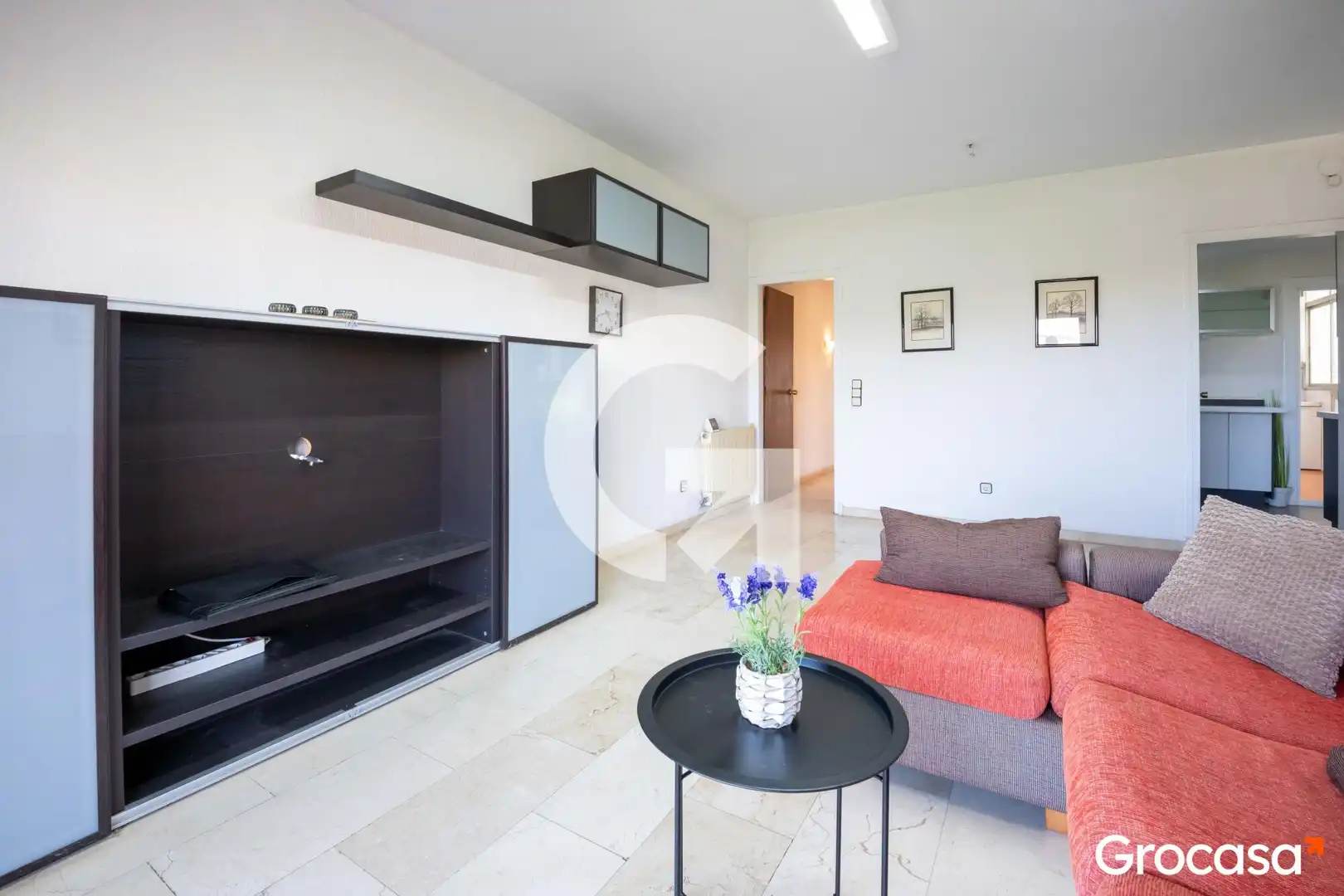 Living room of Flat for sale in Mataró  with Heating, Terrace and Oven