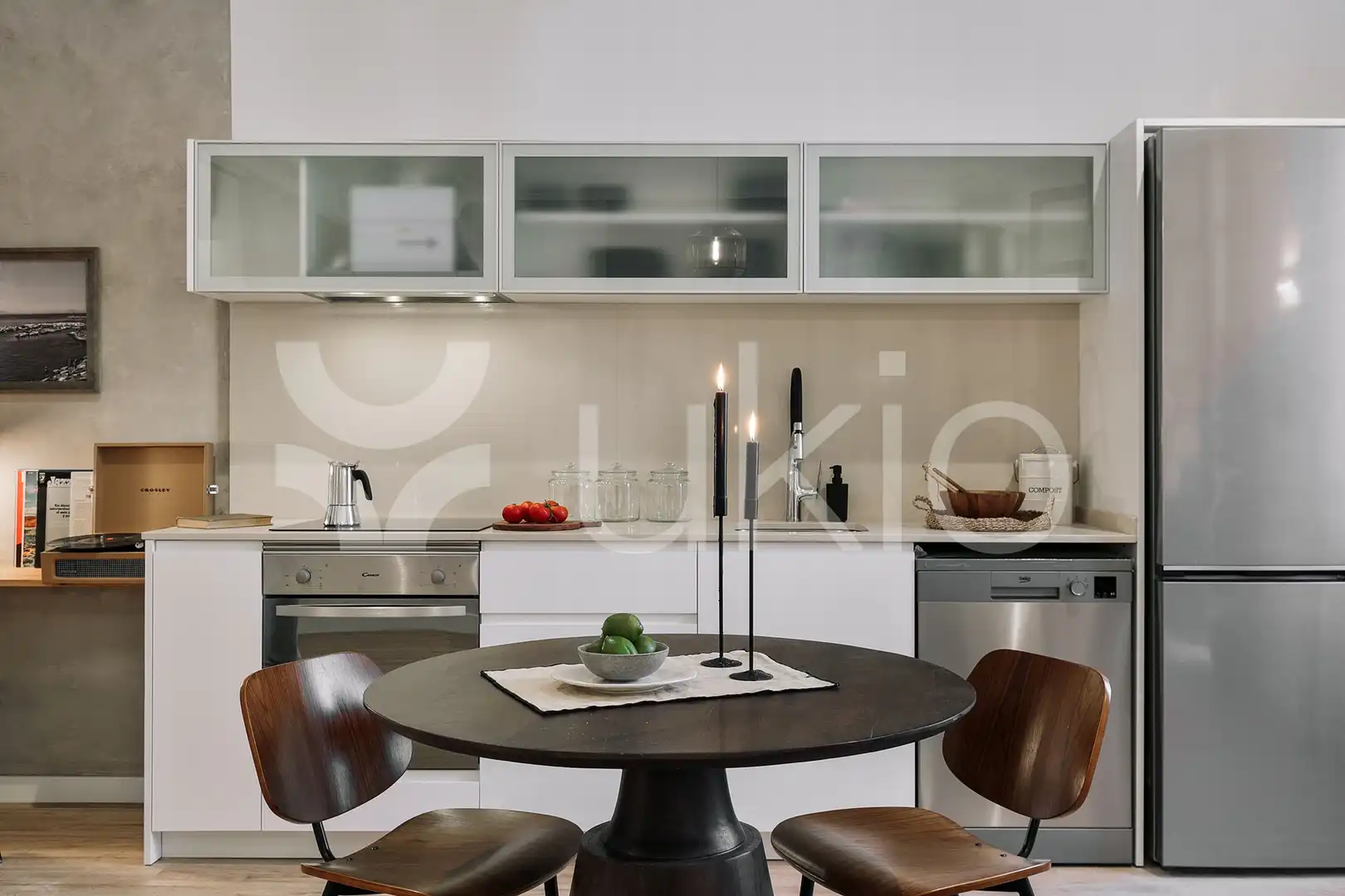 Kitchen of Study for rent in Barcelona  with Air Conditioner, Heating and Furnished