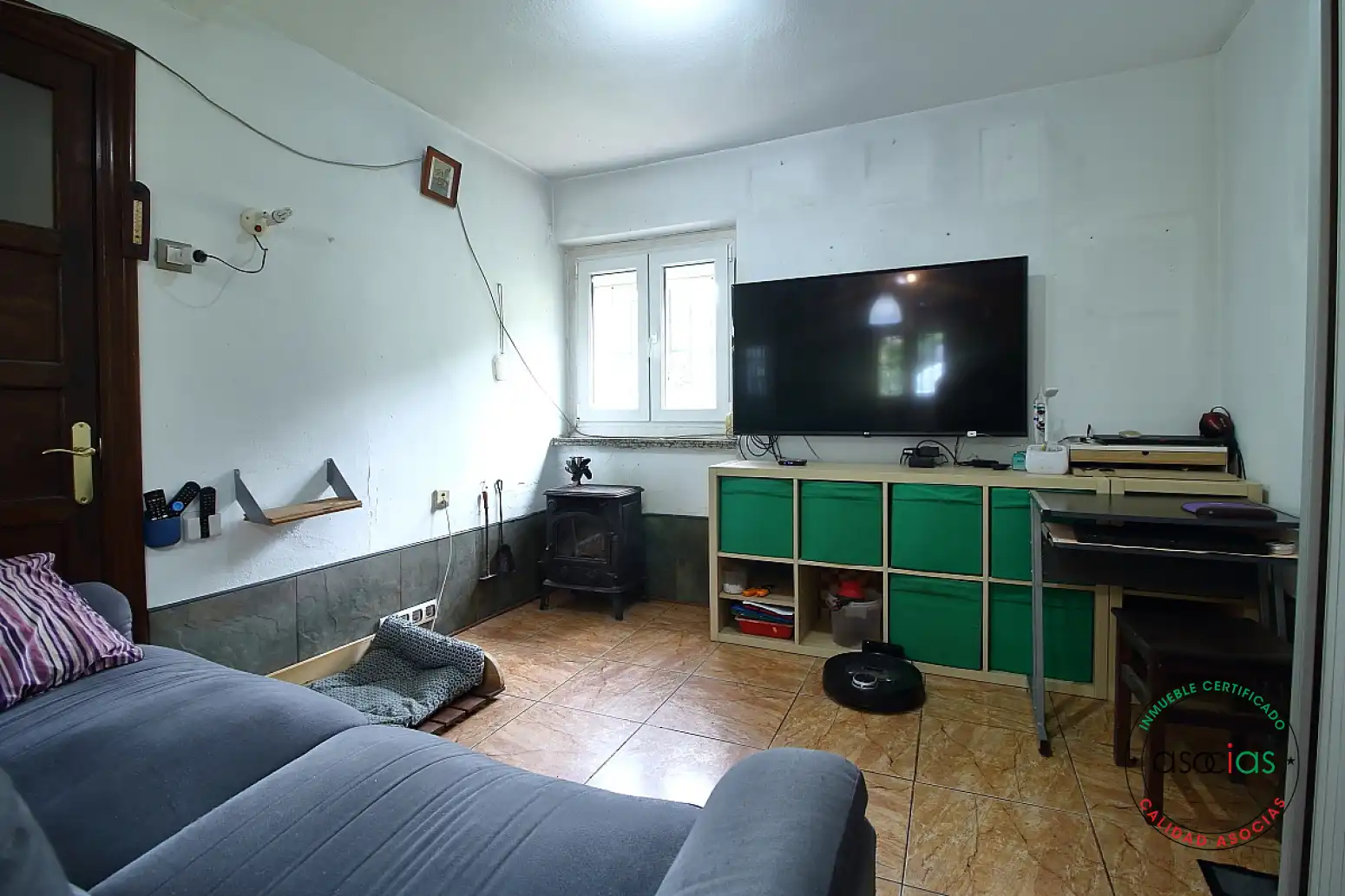 Sala de estar de Casa adosada en venta en Siero con Calefacción, Jardín privado y Terraza