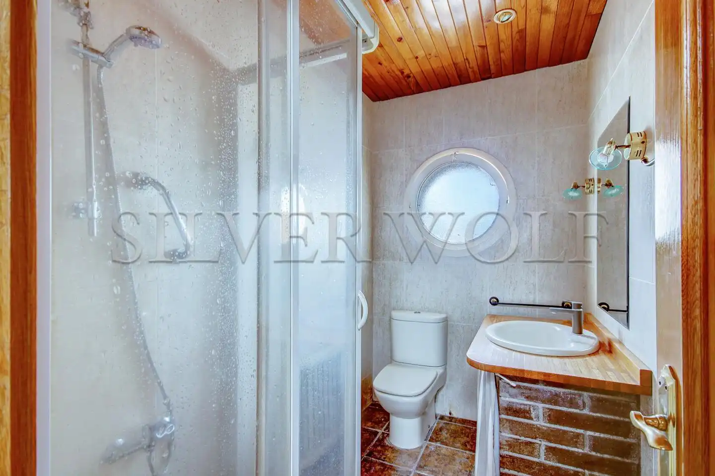 Baño de Casa o chalet en venta en Vallirana con Calefacción, Jardín privado y Terraza