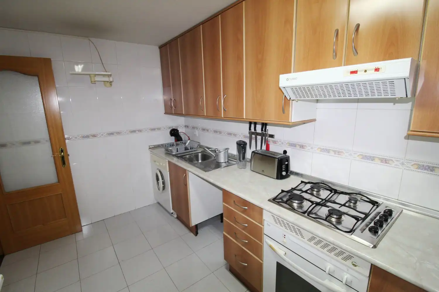 Kitchen of Flat for rent in Ciudad Real  with Air Conditioner, Heating and Terrace