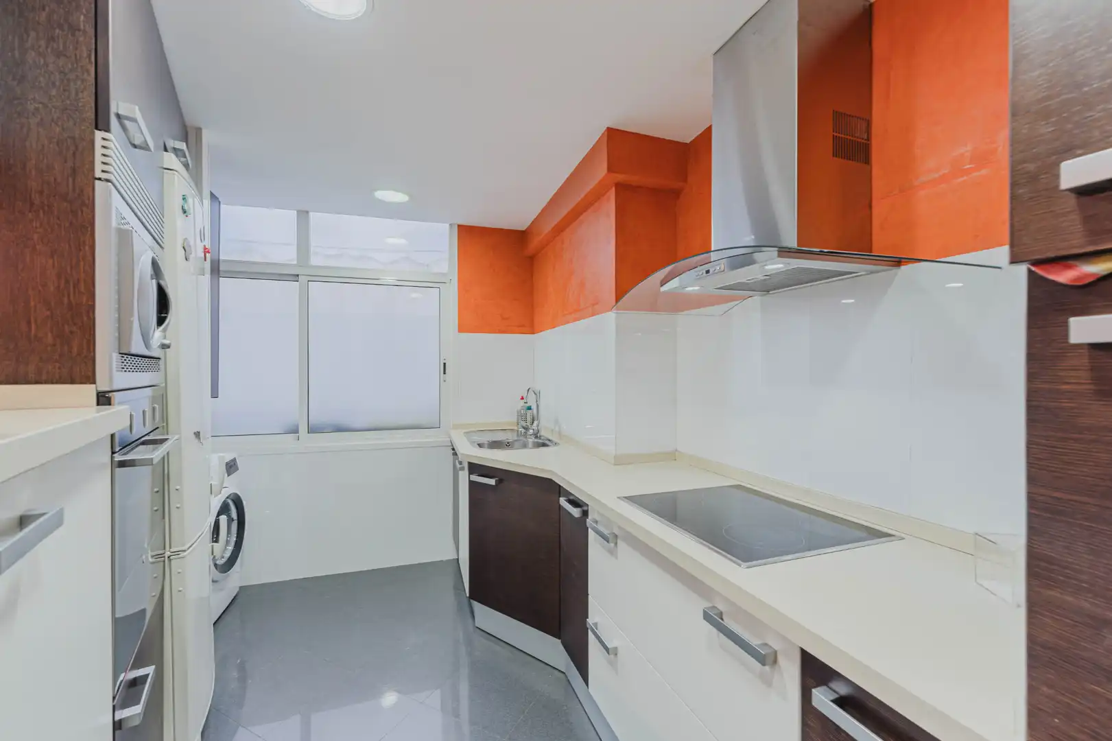 Kitchen of Flat for sale in Barcelona  with Air Conditioner, Heating and Parquet flooring