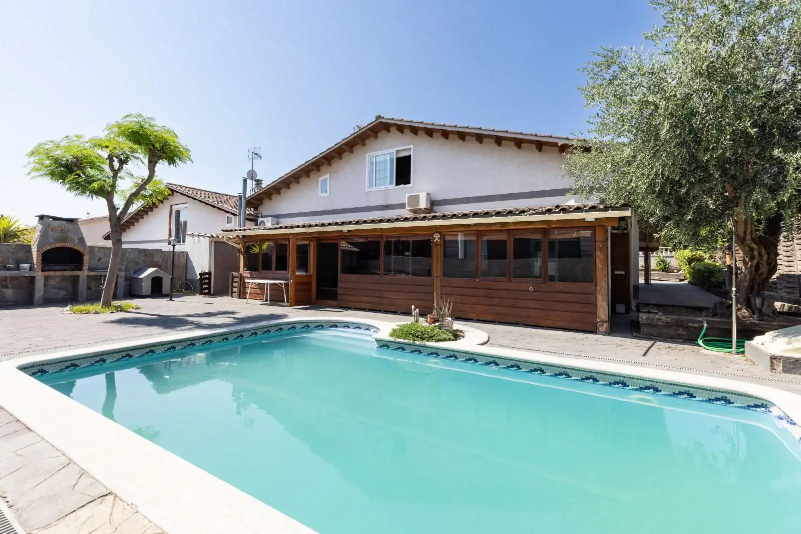 Piscina de Casa o xalet en venda en Lliçà d'Amunt amb Aire condicionat, Calefacció i Jardí privat