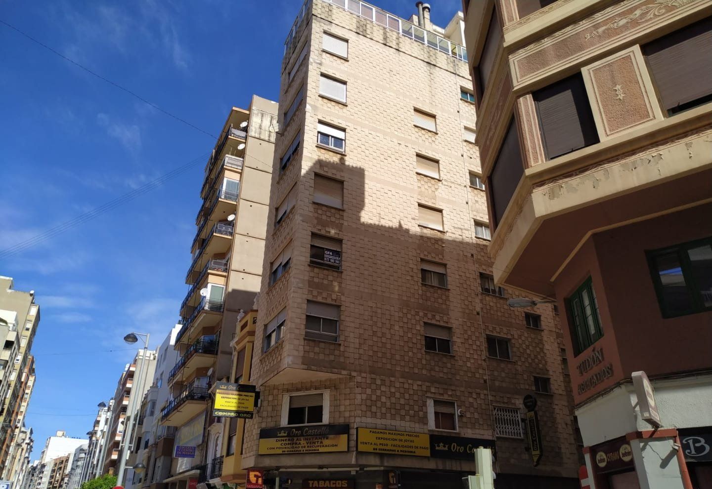 Exterior view of Flat for sale in Castellón de la Plana / Castelló de la Plana  with Alarm