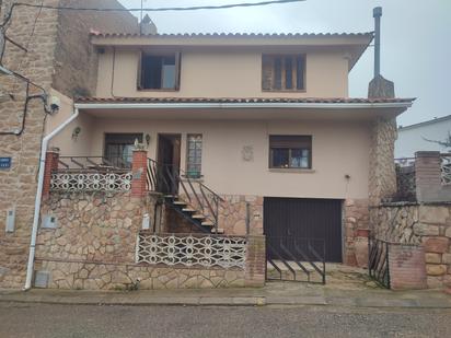 Exterior view of House or chalet for sale in La Pobla de Cérvoles  with Air Conditioner, Heating and Private garden