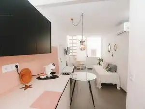 Wohnzimmer von Haus oder Chalet zur Miete in Almuñécar mit Klimaanlage, Terrasse und Möbliert