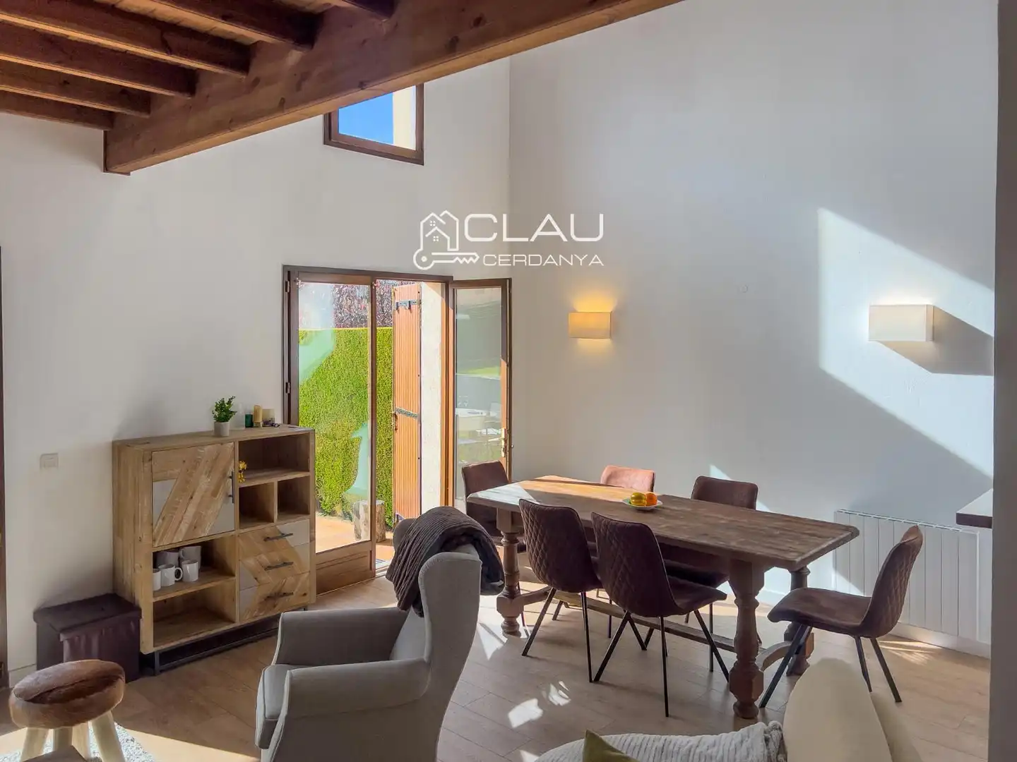 Dining room of Detached homes for rent in Osséja  with Heating, Private garden and Parquet flooring