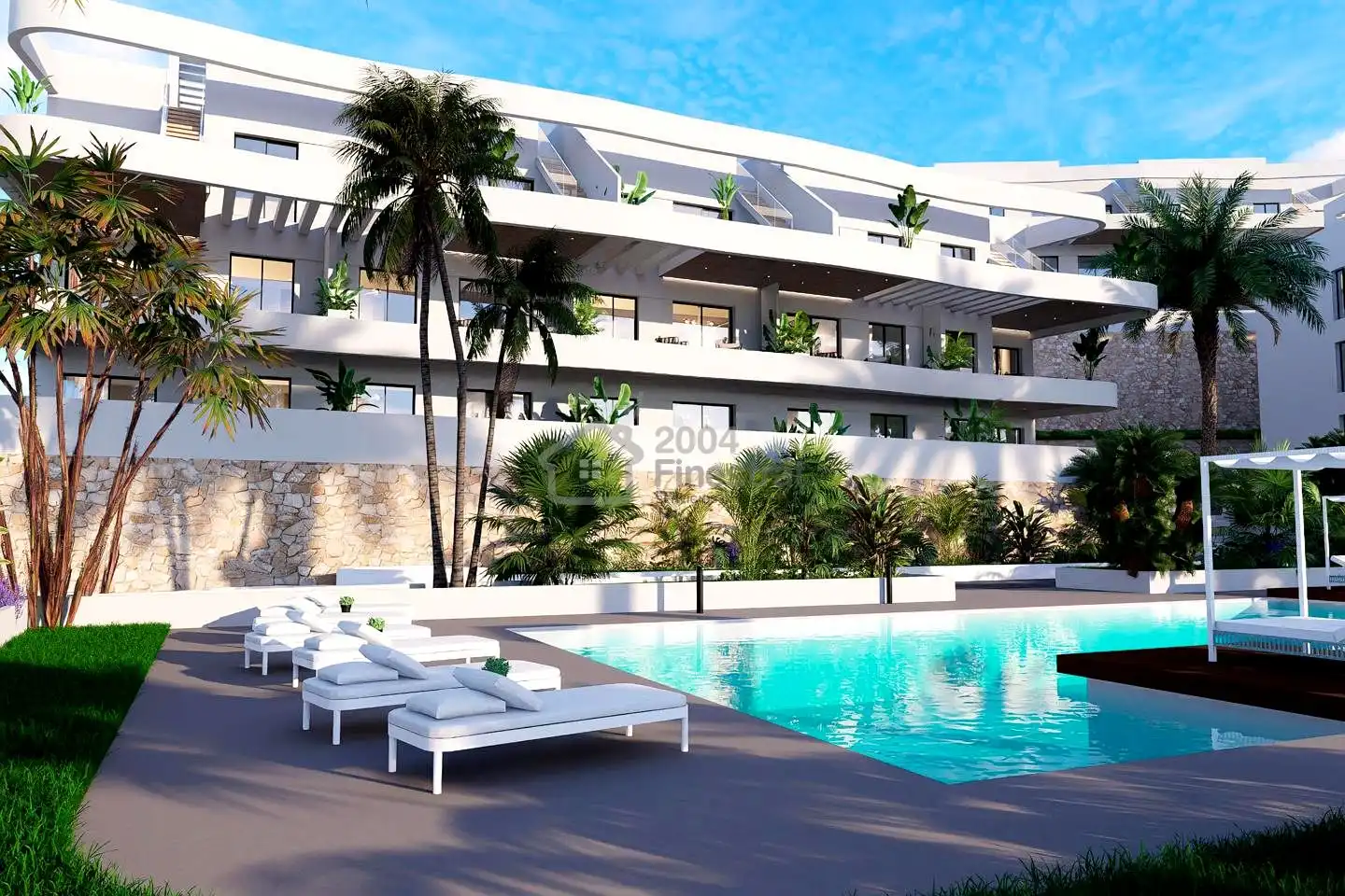 Piscina de Planta baja en venta en Finestrat con Terraza y Piscina comunitaria