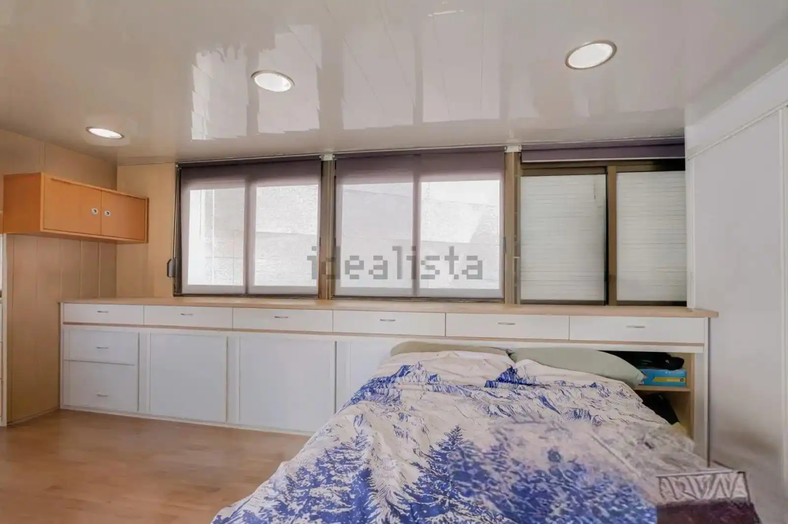 Schlafzimmer von Maisonette zum Verkauf in L'Hospitalet de Llobregat mit Klimaanlage, Heizung und Parkett