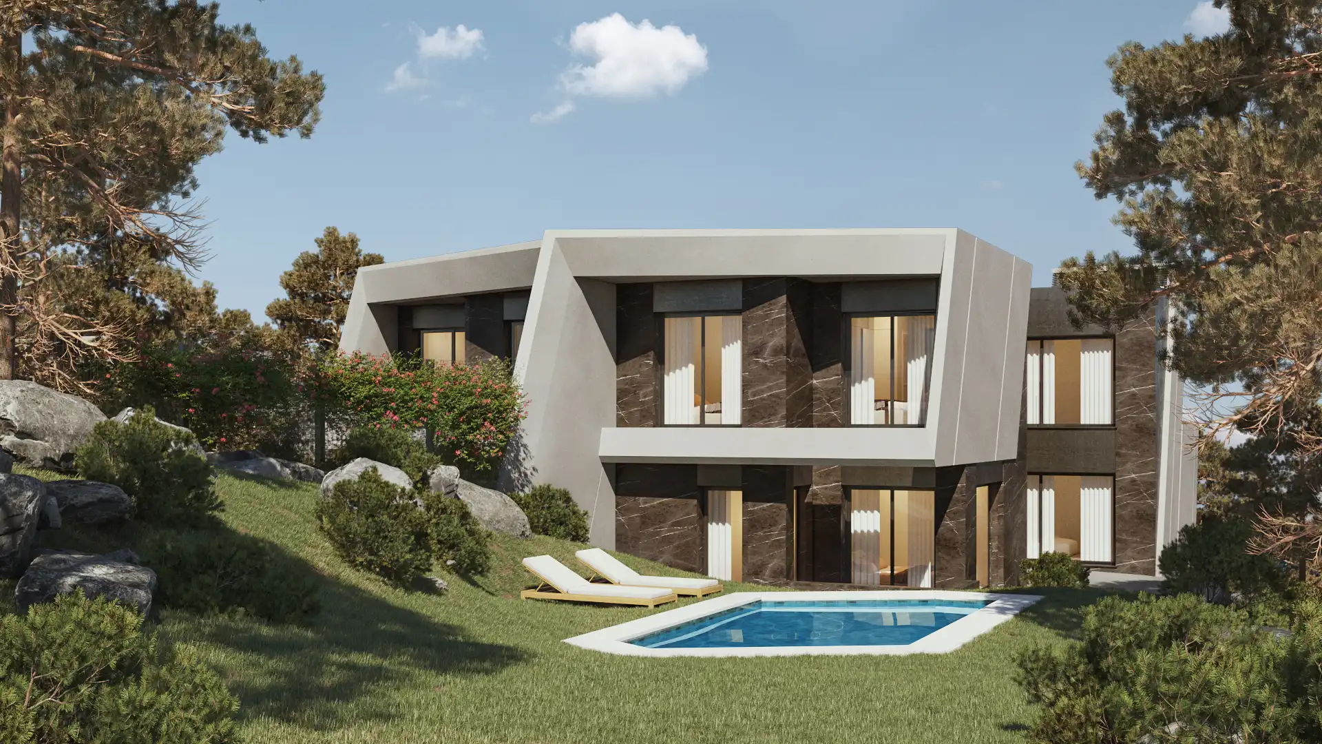 Exterior view of Houses for sale in Torrelodones  with Air Conditioner, Heating and Private garden