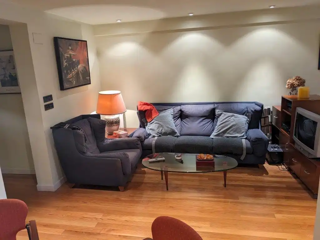 Sala de estar de Piso en venta en Bergara con Calefacción, Trastero y Amueblado