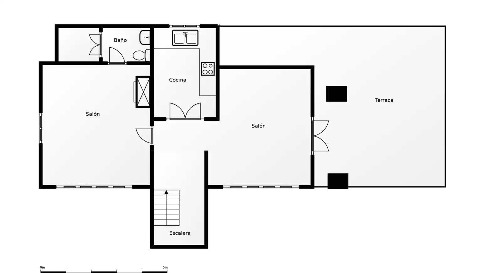 Casa o chalet en venta en Calles con Jardín privado, Terraza y Piscina