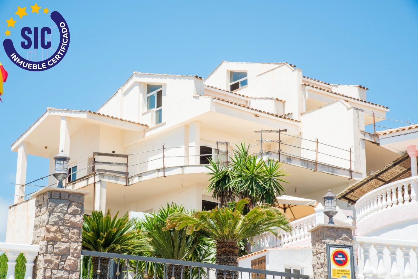 Exterior view of Single-family semi-detached for sale in Oropesa del Mar / Orpesa  with Private garden, Terrace and Storage room