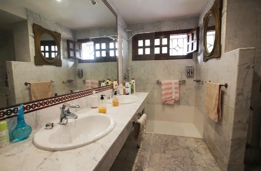 Baño de Casa o chalet en venta en Jerez de la Frontera con Aire acondicionado, Jardín privado y Terraza