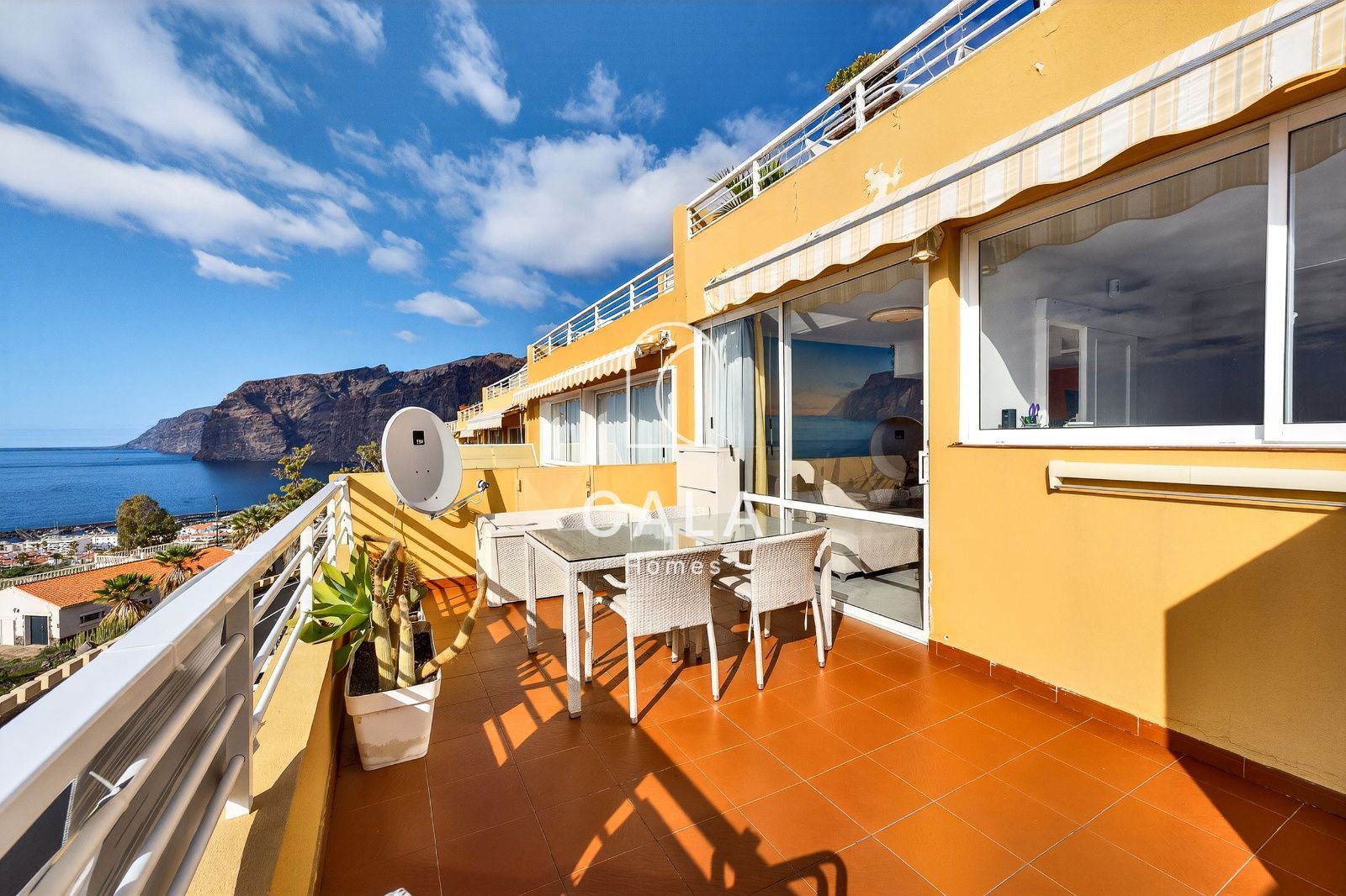Terrace of Flat for sale in Santiago del Teide  with Terrace, Furnished and Oven