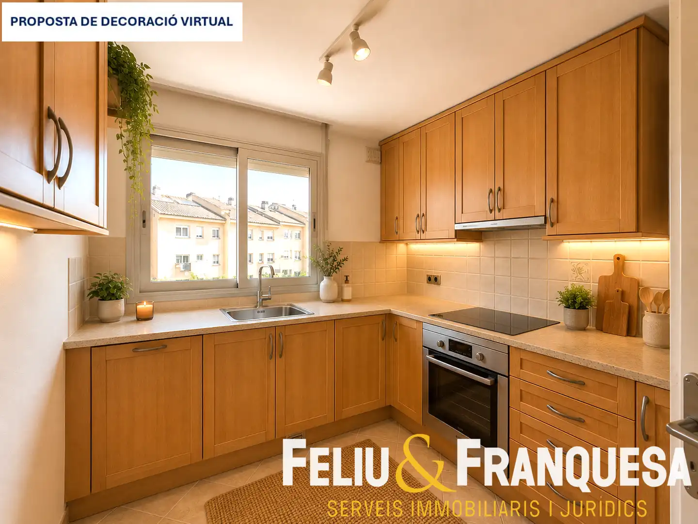 Kitchen of Attic for sale in Sant Cugat del Vallès  with Heating, Terrace and Oven