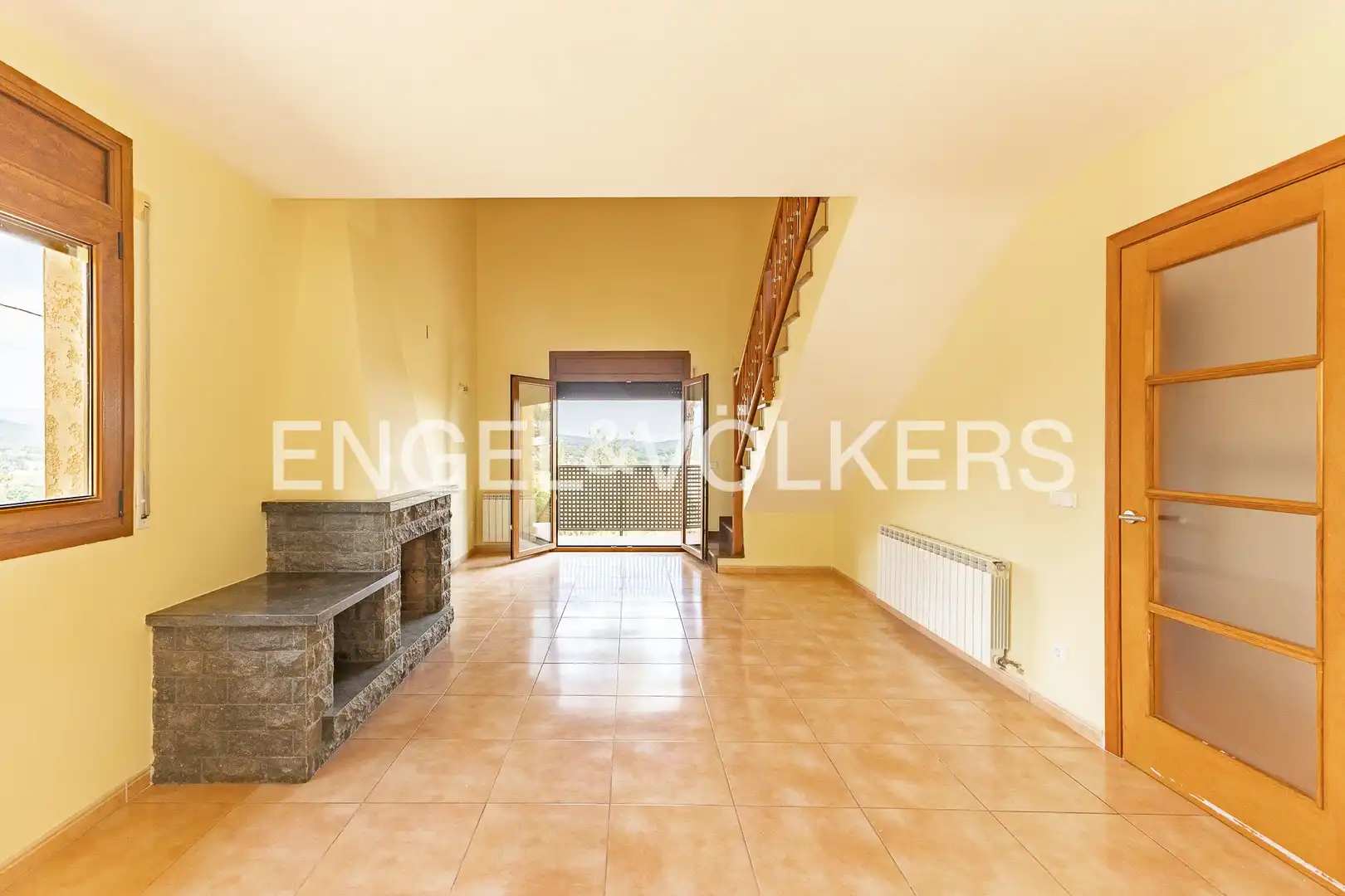 Sala de estar de Casa o chalet en venta en Fogars de la Selva con Calefacción, Jardín privado y Terraza