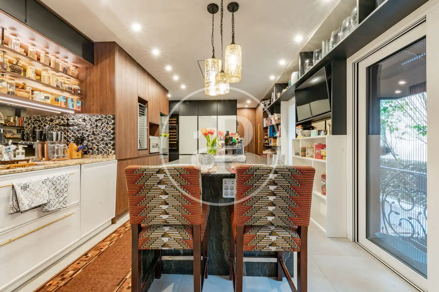 Küche von Haus oder Chalet zum Verkauf in Madrid mit Klimaanlage, Heizung und Privatgarten