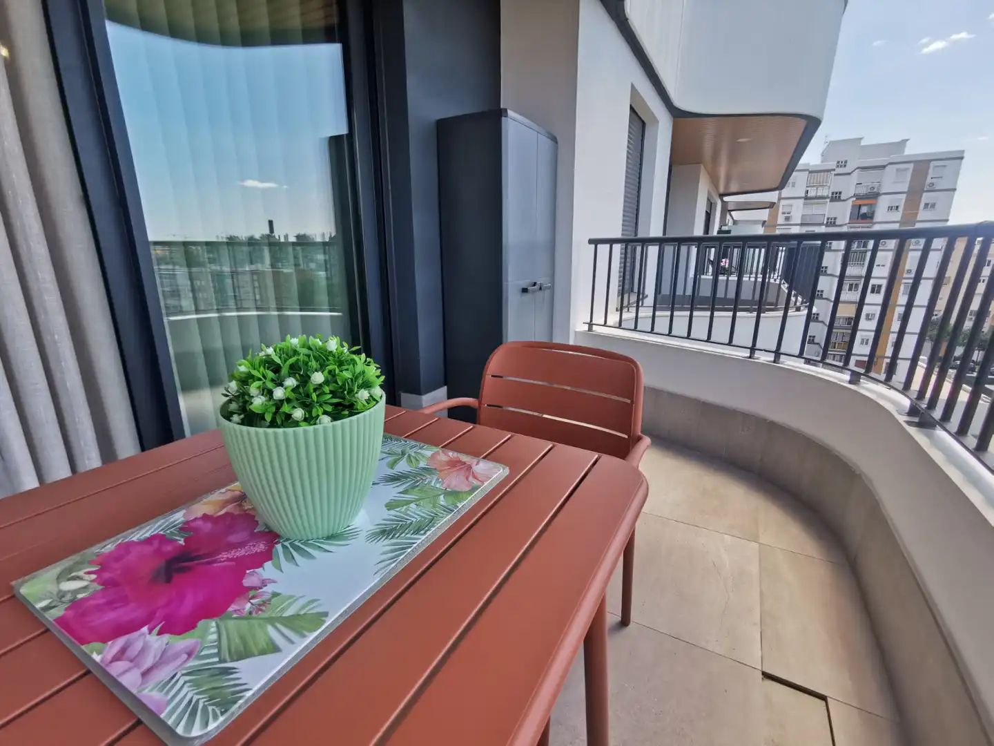 Terraza de Piso de alquiler en Málaga con Aire acondicionado, Calefacción y Terraza