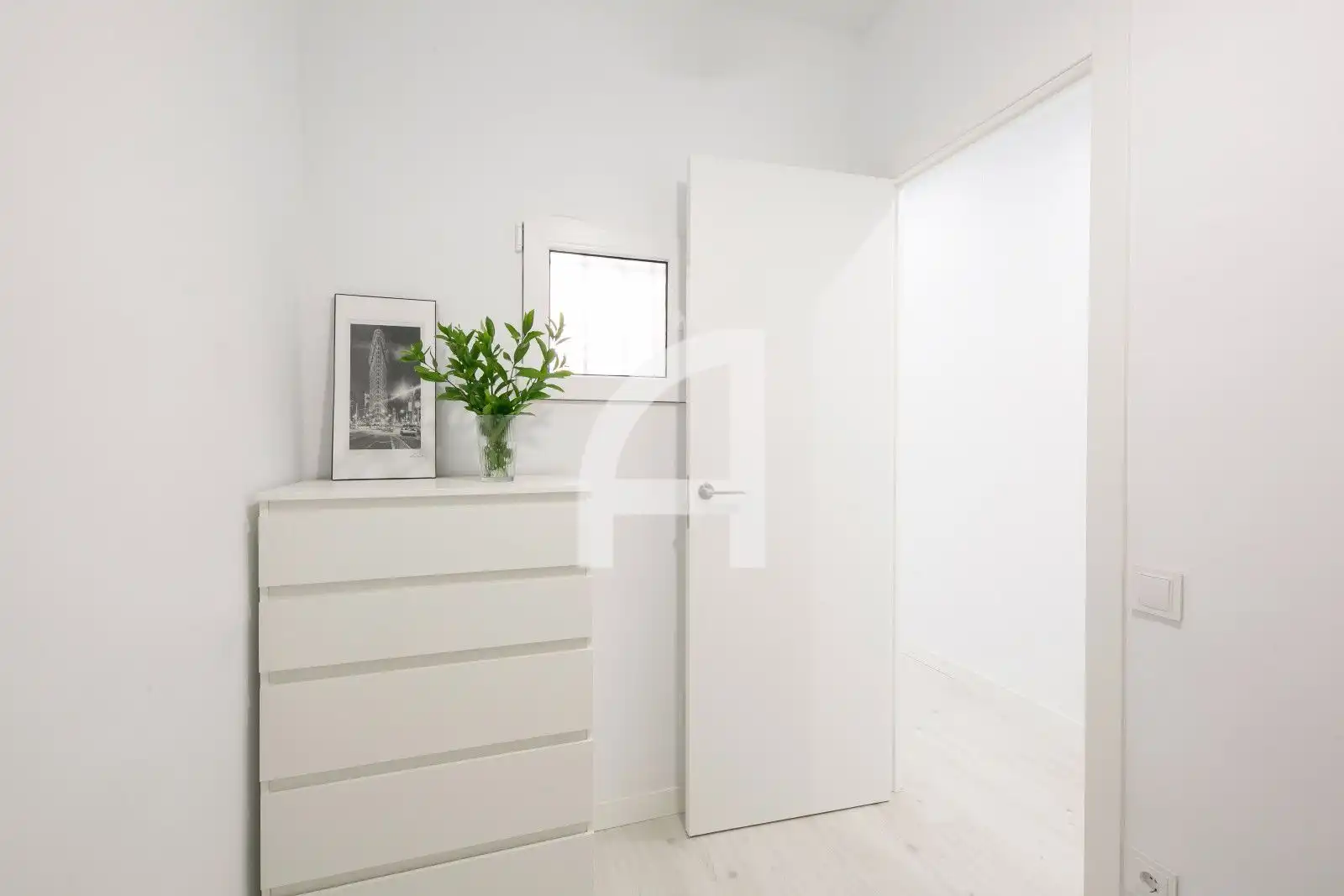 Schlafzimmer von Wohnung zur Miete in Barcelona mit Klimaanlage, Heizung und Parkett