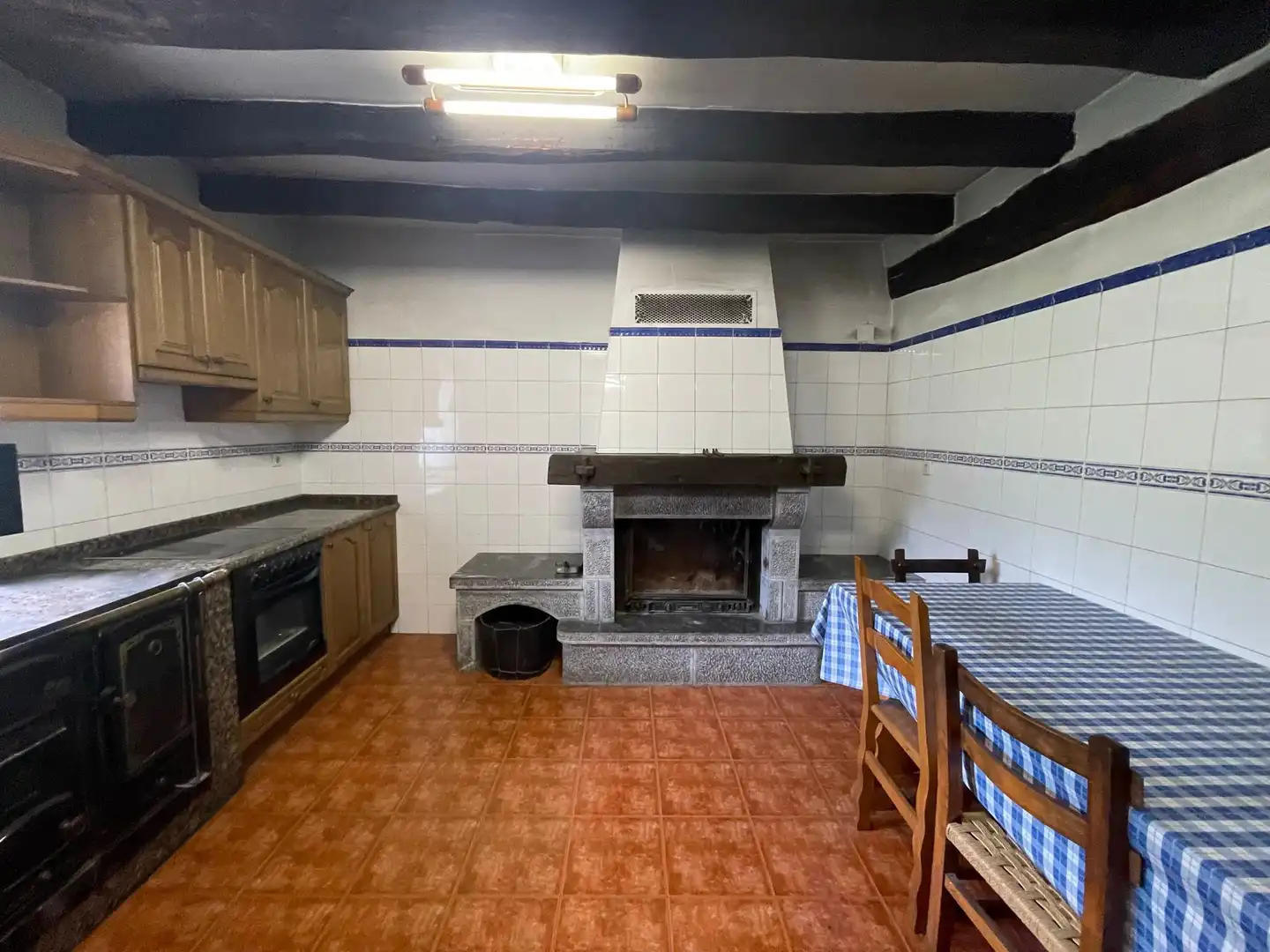 Cocina de Finca rústica en venta en Araitz con Jardín privado y Terraza