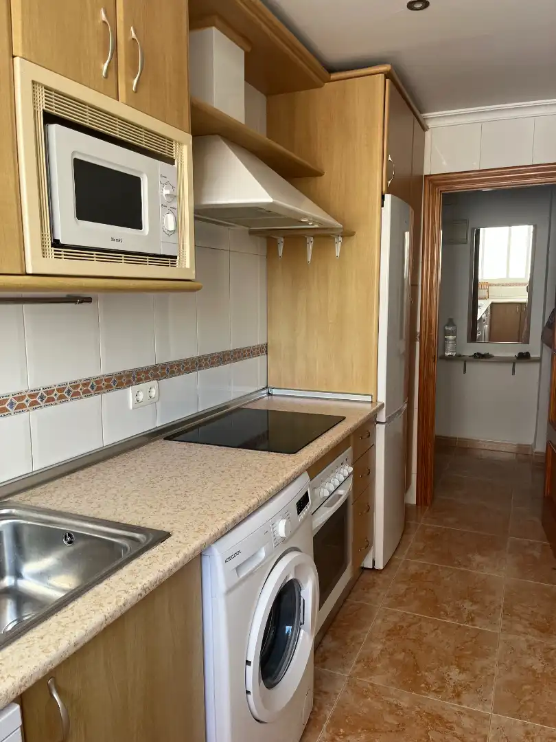 Cocina de Piso de alquiler en Málaga con Aire acondicionado y Amueblado