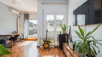 Living room of Attic for sale in  Barcelona Capital  with Air Conditioner, Terrace and Furnished