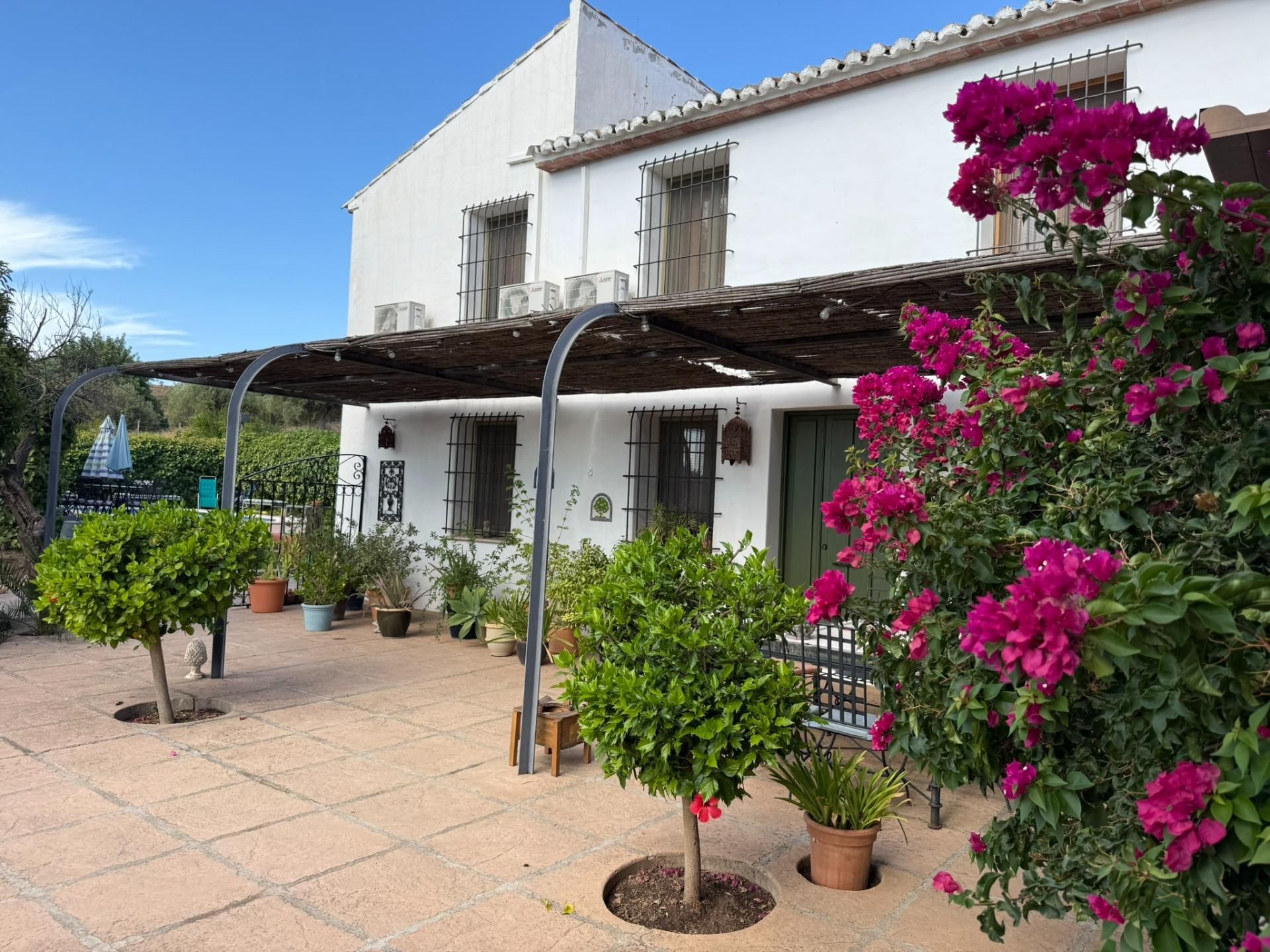 Jardí de Finca rústica en venda en Álora amb Aire condicionat, Calefacció i Terrassa